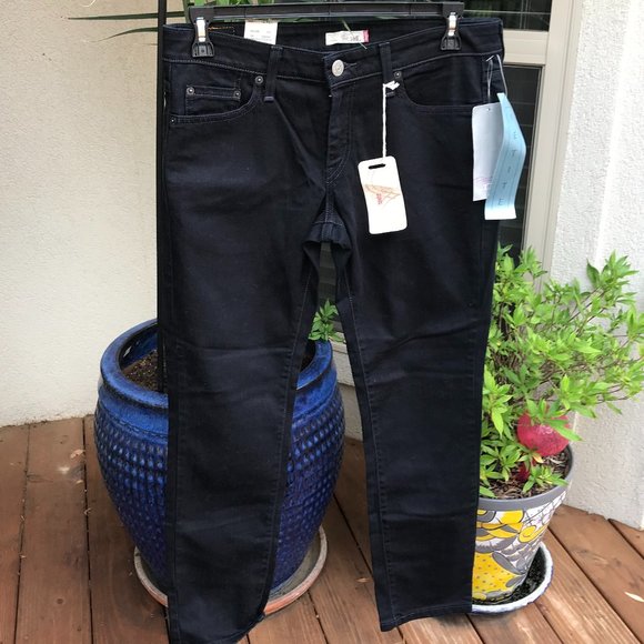 Levi's Denim - LEVI's 545 Women's Black Low Skinny Jeans 12P